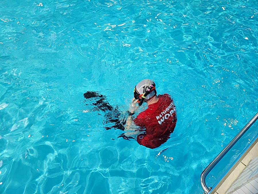 Hokej pod wodą Walenie Siemianowice Śląskie Trening 21 I 2023. Koniec Walenia czyli Amatorska Liga Hokeja Pod Wodą